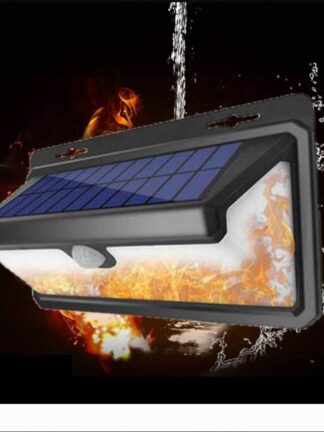 Купить BRELONG Solar Flame Wall Light Outdoor Waterproof Garden Light Flame Light Suitable for Garden Garden Bionic Flame