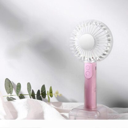 Купить BRELONG hand-held fan with fill light personal USB charging fan