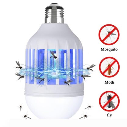 Купить BRELONG LED Bug Zapper bulb 15W 2 in 1 mosquito killer 1200LM E27 E26 220V base indoor and outdoor universal 1 Pack
