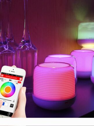 Купить BRELONG Smart Bluetooth APP Bedroom Sound Sensing Atmosphere Light Night Light Multicolor atmosphere light 1 pc