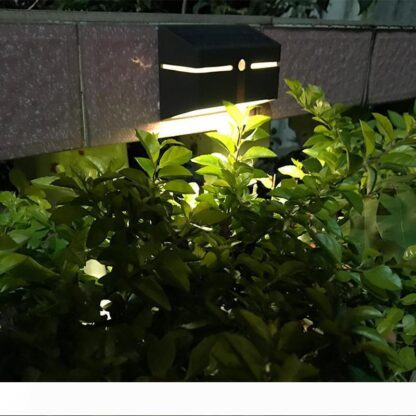 Купить 1 pack 1 pc Solar wall lamp LED lawn lamp human body induction light outdoor courtyard lamp fence light street lighting 10021