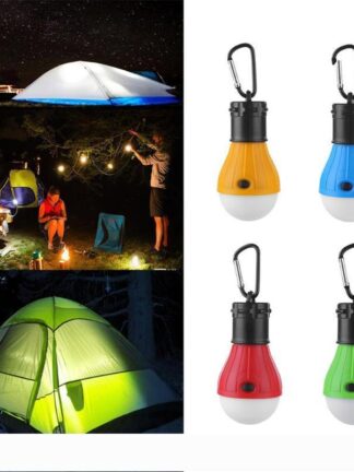 Купить BRELONG 3LED tent hanging lamp 3 Modes outdoor SOS emergency carabiner bulb emergency light lantern hiking lamp energy saving