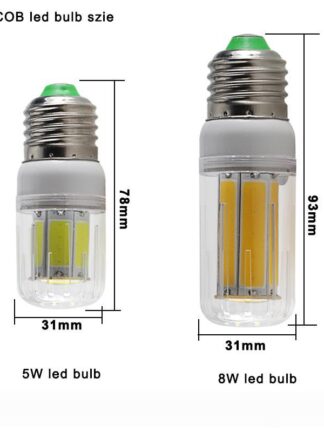 Купить COB LED Corn Bulbs E27 E14 E12 B22 G9 GU10 led bulb 110V 220V 5W 8W Energy Saving Lamp for Indoor lighting