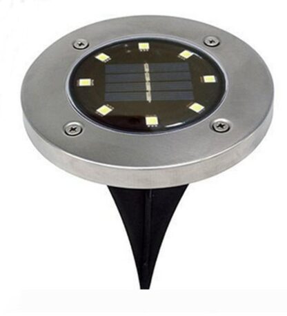 Купить Edison2011 8 Led Outdoor Solar Garden Ground Light Landscape Waterproof Security Lamps Pathway Yard Solar Buried Floor Lawn Light