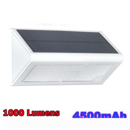Купить Solar Powered Light Outdoor Microwave Radar Sensor LED Wall Light Garden Lamp ABS+PC Cover 1000lm Waterproof Bulb