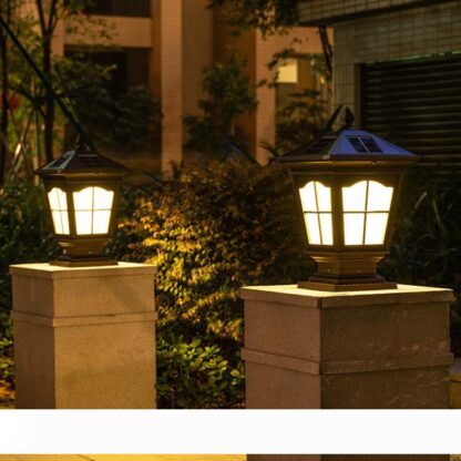 Купить Solar power led post light European landscape garden light gate pillar lighting LED outdoor post lamp for villa deck park yark