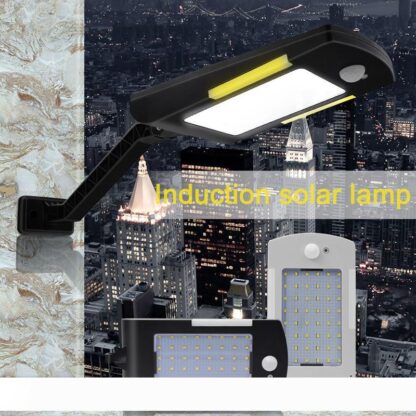 Купить 54LEDs 600LM Solar Lamp Waterproof Adjustable Motion Sensor LED Lights 3 Modes Solar Garden Outdoor Wall Light