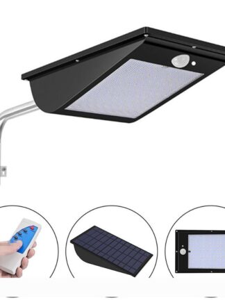 Купить Umlight1688 High Quality Power Outdoor IP65 1300 Lumen SMD 110 Leds integrated solar street light Motion Sensor Solar Lamps