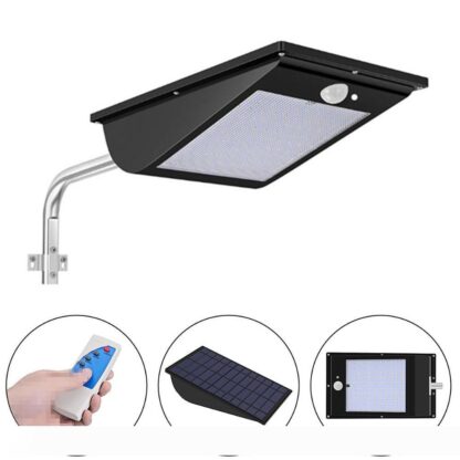 Купить Umlight1688 High Quality Power Outdoor IP65 1300 Lumen SMD 110 Leds integrated solar street light Motion Sensor Solar Lamps