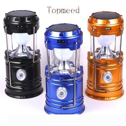 Купить New Portable Solar Panel Lantern Hand Led Camping Light 16LED Bright Light Lamp holiday lights Outdoor Hanging Lamp Hiking solar Lights