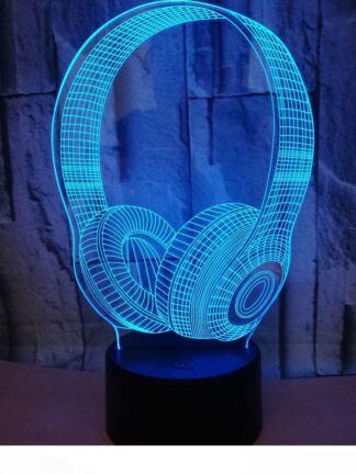 Купить 2020 Leaf 3D Illusion LED Lamp Night Light 7 RGB Colorful USB Powered 5th Battery Bin Touch Button Dropshipping Gift Box