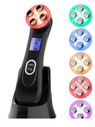 Купить 6 colors LED RF EMS Radio Frequency Skin Tightening Machine Skin Care Beauty Device for Face Lifting Tighten Anti Wrinkle