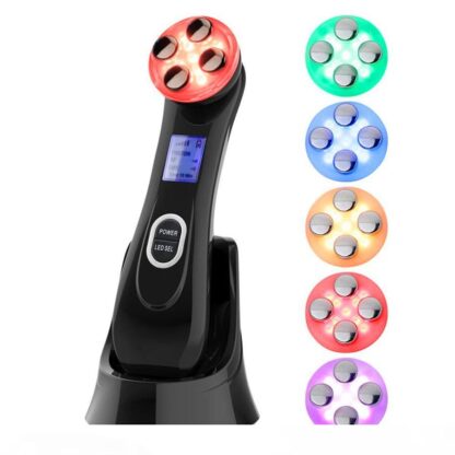 Купить 6 colors LED RF EMS Radio Frequency Skin Tightening Machine Skin Care Beauty Device for Face Lifting Tighten Anti Wrinkle