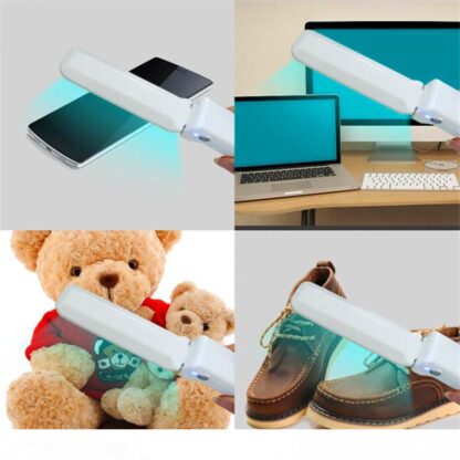 Купить 253.7nm UVC USB Disinfection Lamp Handheld Mini Sanitizer UV Sterilization Lights Travel Wand uv flashlight Household Toilet Car Pet