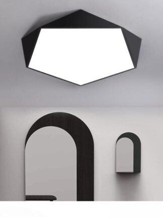 Купить Creative geometric art led lighting ceiling lamp for Sitting room lamp study corridor balcony Ceiling Lighting