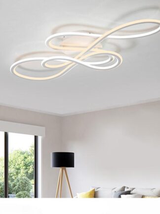 Купить Modern Double Glow led ceiling lights for living room bedroom stair dimming ceiling lights lamp fixtures indoor Lighting