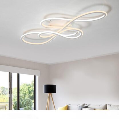 Купить Modern Double Glow led ceiling lights for living room bedroom stair dimming ceiling lights lamp fixtures indoor Lighting