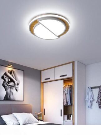 Купить New Black White led ceiling lights for bedroom Study room Round LED Ceiling Lamp luminaire plafonnier Modern led light ceiling