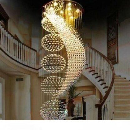 Купить Luxury Modern Lighting Large Chandelier Home Decoration Crystal Hanging Lamp Pendant Crystal LED Chandeliers K9 Clear Crystal Lamp