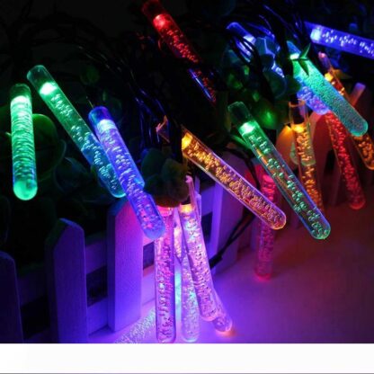 Купить LED solar garden lights holiday decoration string lights outdoor waterproof solar copper wire string lights 10061