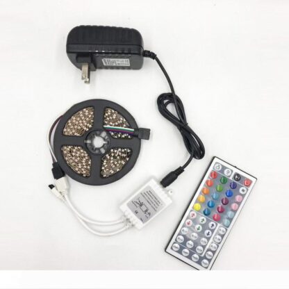 Купить BRELONG 5050LED Flexible Light Bar 300LED 24 44 key Remote Control RGB Color Bar Decoration Light Strip 12V