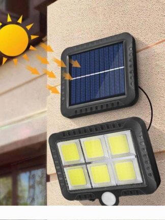 Купить BRELONG 1 pcs Solar COB Wall Light Split Body Sensor 120LEDs Courtyard Home Outdoor Garden Villa