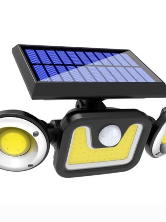 Купить LED Solar Light Outdoor Solar Lamp Powered Sunlight 3 Modes PIR Motion Sensor for Garden Decoration Wall Lamp Street 10005