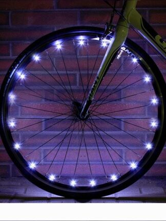 Купить BRELONG New LED Bicycle Wheel Light Hot Wheels Spoke Lights Decorative Lighting AAA battery powered 1 pcs