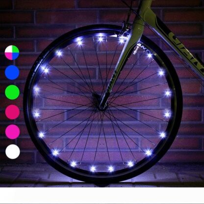 Купить BRELONG New LED Bicycle Wheel Light Hot Wheels Spoke Lights Decorative Lighting AAA battery powered 1 pcs