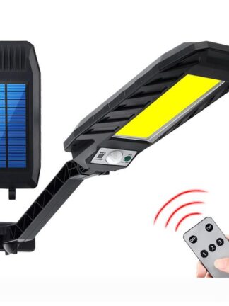 Купить LED solar lights Solar Motion Sensor Wall Light Outdoor Street Lamp Waterproof Smart Sensing Garden Lamp with Remote Control
