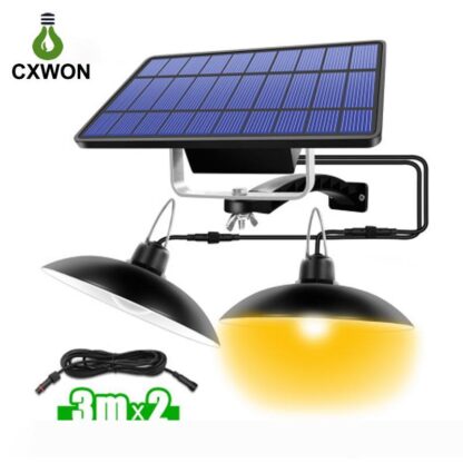 Купить Portable Split Solar Camping Light ABS 32Leds 520LM Waterproof LED Tent Outdoor Indoor Suspension Lamp Double Head Emergency Lighting