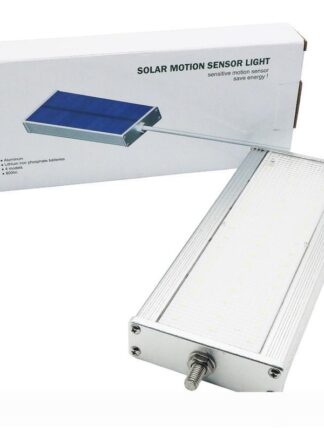 Купить 48LED Microwave Radar Motion Sensor Solar Light 800LM Waterproof Street Outdoor Wall Lamp Security Spot Lighting New Arrival