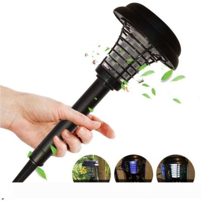 Купить Edison2011 New Solar Powered Mosquito Killer Insect Bug Zapper Pest Control Outdoor Garden Lawn LED UV Light Lamp Mosquito Killer Lamp