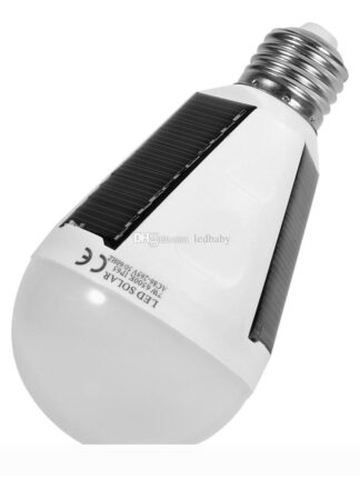 Купить 7W Hanging Solar Energy Rechargeable Emergency LED Light Bulb Daylight 6500K E27 IP65 Waterproof Solar Panels Powered Night Lamp