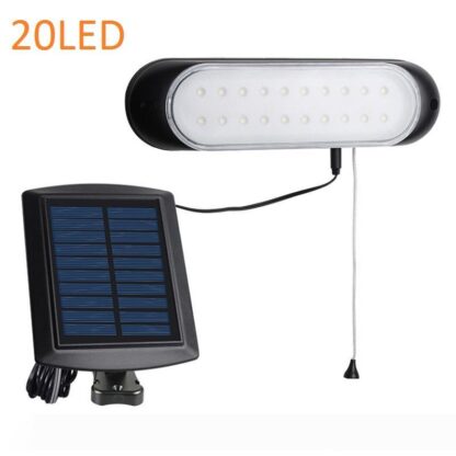 Купить Split Solar Light for Shed Garage Cabin Lamp Separated Solar Indoor Wall Mount Lights with Pull Cord for Home House Room