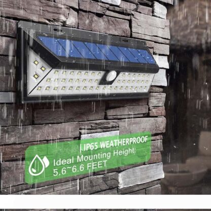 Купить Waterproof 34 54 66 90 LED White Solar Power Light Outdoor Garden Light IP65 2835 SMD PIR Motion Sensor Emergency Wall Solar Lamp