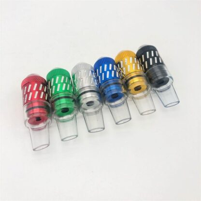 Купить High quality 18.5*60mm aluminum carved pipe clean suction nozzle cigarette holder mini metal pipe smoking fittings flat round mouth DHL ship