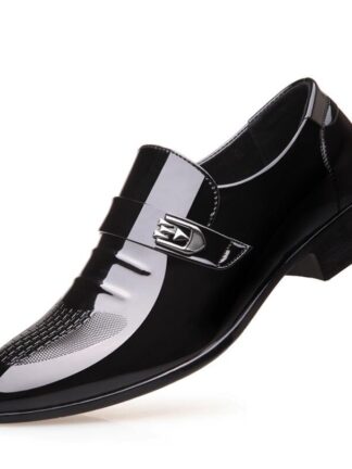 Купить 2022 Men's Loafers Dress-Shoes Wedding Slip-Ons Footwear Brown Business Party Genuine-Leather