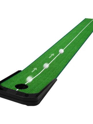 Купить Portable Golf Putting Training Mat Trainer Carpet Practice Set Ball Return Green Fairway Gifts