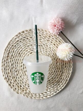 Купить Starbucks 16oz/473ml Mermaid Plastic Tumbler Reusable Straw Milk Tea Cold Water Cups Free DHL 1