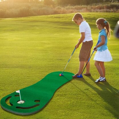 Купить Design Golf Putting Mat Automatic Ball Return Customized MINI Green Indoor Outdoor Simulator Training Aid Equipment