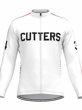 Купить 2021 Retro Breaking Away Cutters Long Sleeve Cycling Jersey Spring and Autumn Breathable Quick Dry Polyester