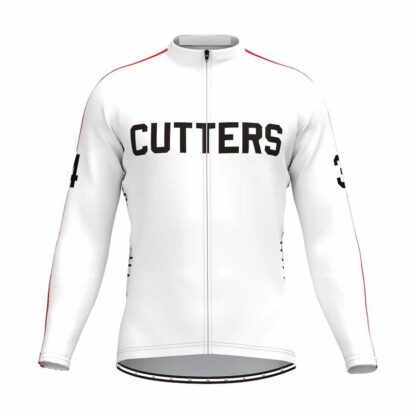 Купить 2021 Retro Breaking Away Cutters Long Sleeve Cycling Jersey Spring and Autumn Breathable Quick Dry Polyester