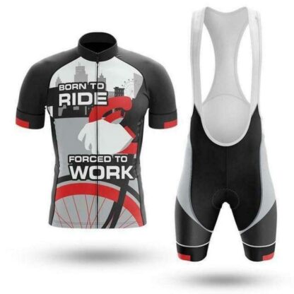 Купить 2021 Retro Classic "Born To Ride" Summer Cycling Jersey & Bib Short Set Anti UV