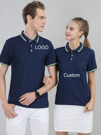 Купить Mix color collar sleeve polos lapel polyester advertising shirts OEM ODM work clothes custom group man sport diy Tees