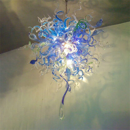 Купить Art Deco Lamp 100% Hand Blown Borosilicate LED Lightings W70xH120cm American Style Chandelier for the Kitchen