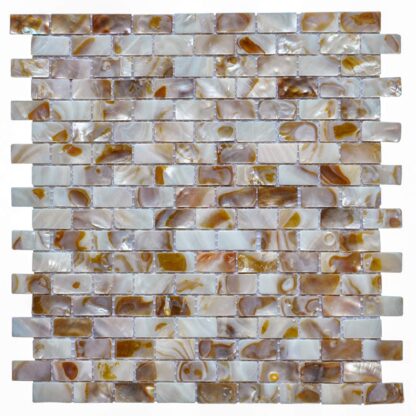 Купить Art3d Wall Stickers Mother of Pearl Oyster Herringbone Shell Mosaic Tile for Kitchen Backsplashes