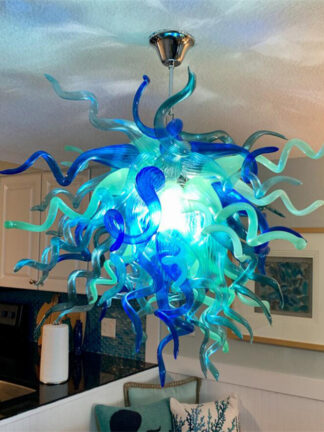 Купить Modern Indoor Lighting Pendant Lights Lamp 28*28 Inches Chandeliers Hand Blown Murano Glass Chandelier Lightings