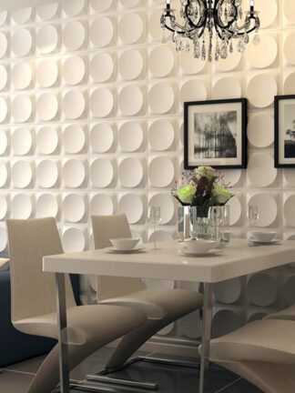 Купить Art3d 50x50cm White Wall Panels Modern 3D Wallpaper Decor