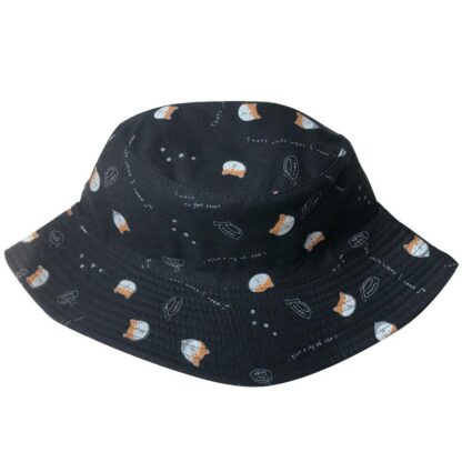 Купить Wide Brim Hats Casual Lightweight Comfortable Foldable Cartoon Dog UV Protection Women Fisherman Hat Outdoor Hiking Fashion Summer Double Si